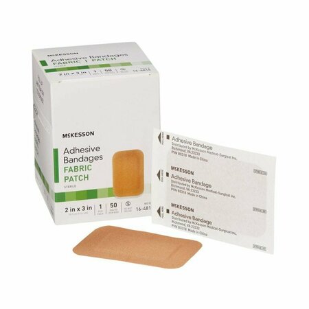 MCKESSON Tan Adhesive Strip, 2 x 3 Inch, 1200PK 16-4816